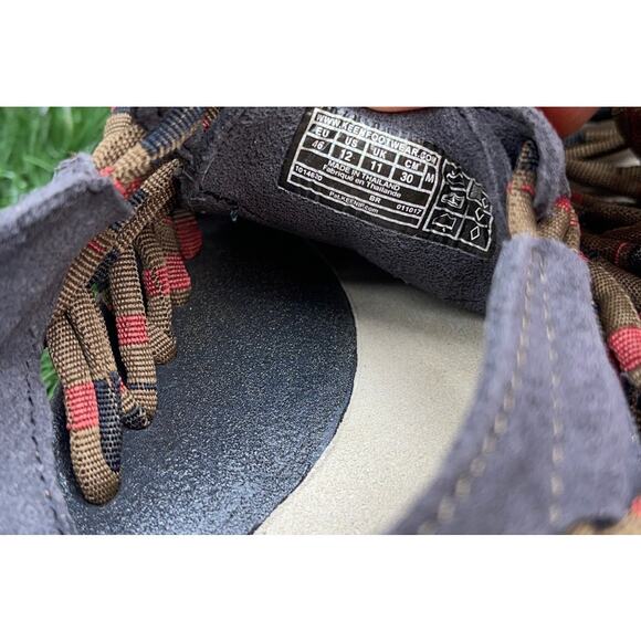 Keen Uneek Braided Two Cord Fisherman Sandals Stripes Red Dahlia Raya Men\'s 12 main image 7